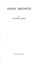 Cover of Anne Brontë by Winifred Gérin
