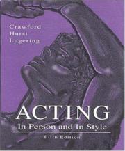 Front cover of Acting, in person and in style by Jerry L. Crawford
