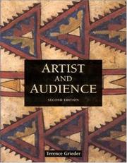 Front cover of Artist and audience by Terence Grieder