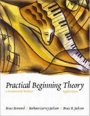 Cover of Practical beginning theory by Bruce Benward