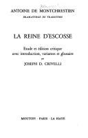 Front cover of La reine d'Escosse by Antoine de Montchrestien