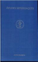Front cover of A word-list of Manichaean Middle Persian and Parthian by D. N. MacKenzie