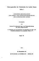 Front cover of Schlachttier- und Fleischproduktion in Osteuropa by Ivan Lončarević