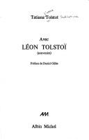 Cover of Avec Lěon Tolstoǐ by T. L. Sukhotina-Tolstai︠a︡
