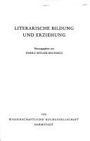 Front cover of Literarische Bildung und Erziehung by Harro Müller-Michaels
