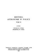 Front cover of Historia astronomii w Polsce by Jerzy Dobrzycki
