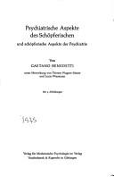 Front cover of Psychiatrische Aspekte des Schöpferischen by Gaetano Benedetti