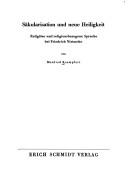 Front cover of Säkularisation und neue Heiligkeit by Manfred Kaempfert
