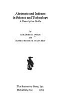 Front cover of Abstracts and indexes in science and technology by Dolores B. Owen