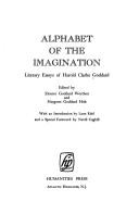 Front cover of Alphabet of the imagination by Harold Clarke Goddard
