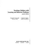 Cover of Teaching children with learning and behavior problems by Donald D. Hammill