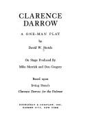 Cover of Clarence Darrow by David W. Rintels
