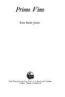 Cover of Primo vino by Rose Basile Green