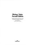 Front cover of Biology today by Kirk, David L.