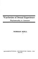 Front cover of Varieties of sexual experience by Norman Kiell