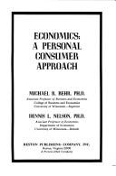 Front cover of Economics, a personal consumer approach by Michael R. Behr