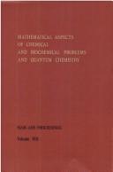 Front cover of Mathematical aspects of chemical and biochemical problems and quantum chemistry by Symposium in Applied Mathematics (1974 New York, N.Y.)