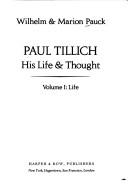 Cover of Paul Tillich by Wilhelm Pauck