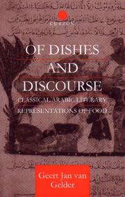 Front cover of Of dishes and discourse by G. J. H. van Gelder