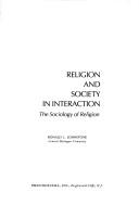 Front cover of Religion and society in interaction by Ronald L. Johnstone