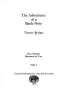 Front cover of The adventures of a bank-note by Thomas Bridges