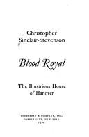 Cover of Blood royal by Christopher Sinclair-Stevenson