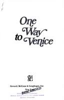 Front cover of One Way to Venice by Jane Aiken Hodge