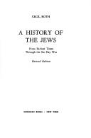 Front cover of Bird's-eye view of Jewish history by Cecil Roth