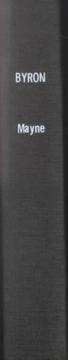 Cover of Byron by Ethel Colburn Mayne