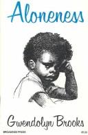 Cover of Aloneness by Gwendolyn Brooks