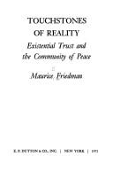 Front cover of Touchstones of reality by Maurice S. Friedman