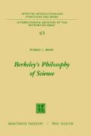 Front cover of Berkeley's philosophy of science by Richard J. Brook