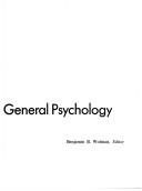 Cover of Handbook of general psychology by Benjamin B. Wolman