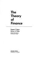 Cover of The theory of finance by Eugene F. Fama