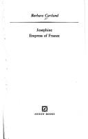Front cover of Josephine, Empress of France by Barbara Cartland