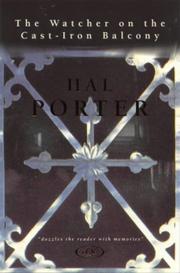 Front cover of The watcher on the cast-iron balcony by Hal Porter