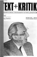 Front cover of Georg Lukacs Text + Kritik, Zeitschrift für Literatur 39/40. by György Lukács