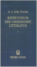 Front cover of Repertorium der chemischen Litteratur by Georg Friedrich Christian Fuchs