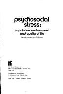 Front cover of Psychosocial stress by Lennart Levi