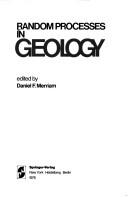 Cover of Random processes in geology by Daniel Francis Merriam