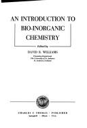 Front cover of An Introduction to bio-inorganic chemistry by Williams, David R.