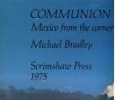 Cover of Communion in solitude by Michael Anderson Bradley