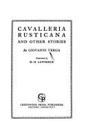 Front cover of Short stories by Giovanni Verga