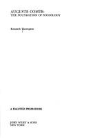 Cover of Auguste Comte by Auguste Comte
