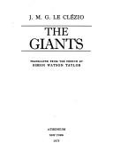 Front cover of Géants by J. M. G. Le Clézio