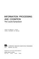 Cover of Information processing and cognition by Robert L. Solso