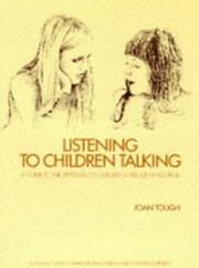 Front cover of Listening to children talking by Joan Tough