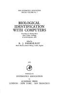 Front cover of Biological Identification with Computers (Systematics Association special volume ; no. 7) by R. J. Pankhurst