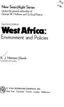 Front cover of West Africa by Ronald James Harrison-Church