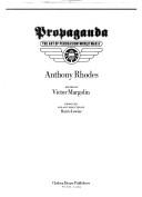 Front cover of Propaganda by Anthony Richard Ewart Rhodes